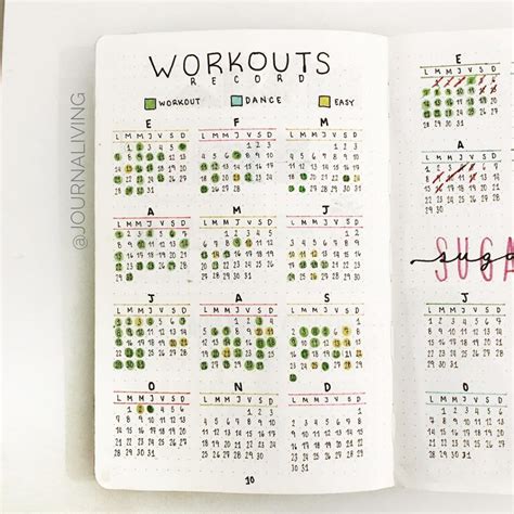 25 Fitness Bullet Journal Ideas To Keep You Motivated The Creatives Hour
