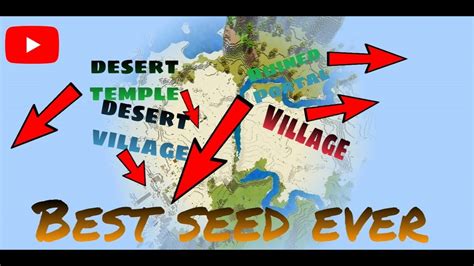 Best Seed Ever • Seed For Mcpebedrock Edition • Novus Youtube