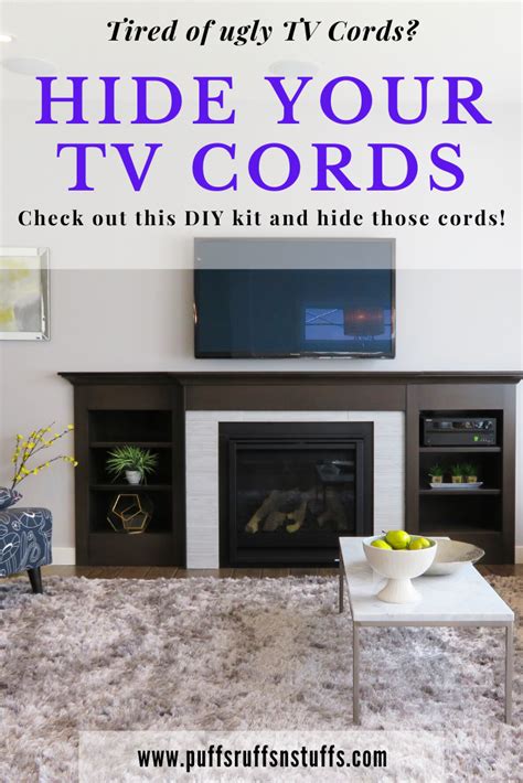 How To Hide Your Tv Cords Tv Cords Hide Tv Cords Wall Mounted Tv