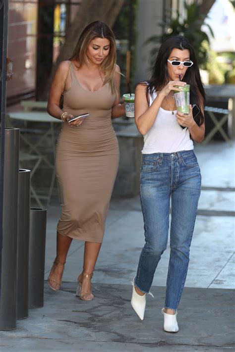 Kourtney Kardashian And Larsa Pippen Out In West Hollywood Gotceleb