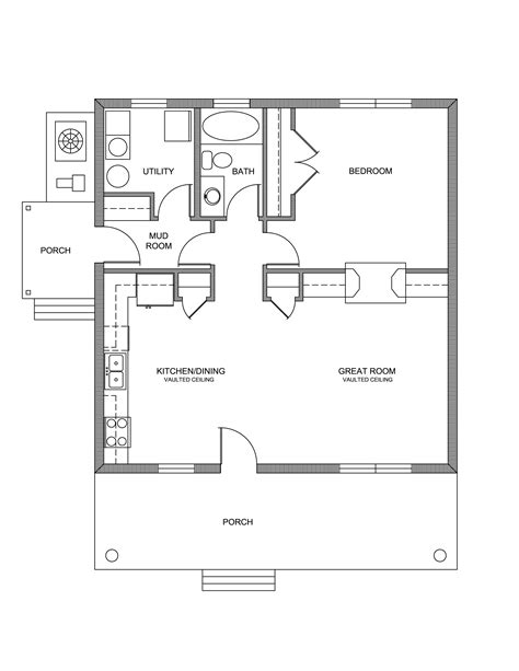 One Bedroom House Plans Cabin Plans With Loft Cabin House Plans Vrogue
