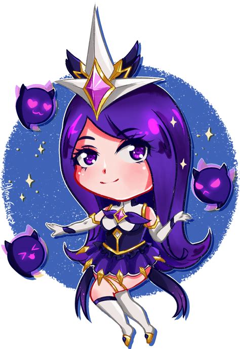 Download Chibi Star Guardian Syndra By Almagkrueger Hd Wallpaper