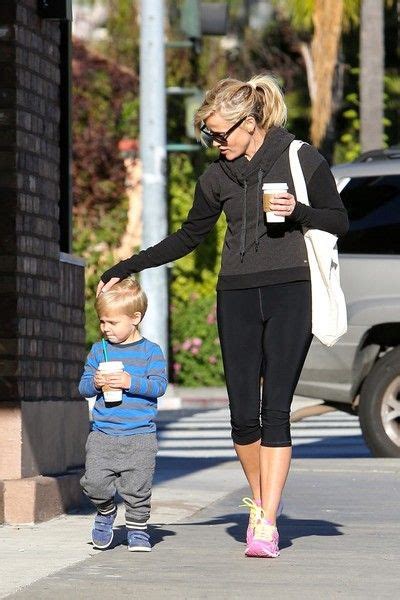 Reese Witherspoon And Her Son Tennessee James Toth Are Seen In Santa Monica Getting Coffee And