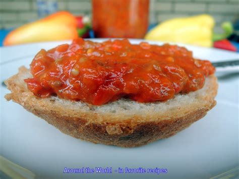 Around the World in favorite recipes Ajvar