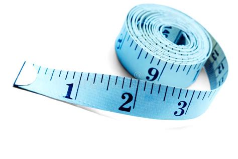 Blue Color Tape Measure Stock Image Image Of Accuracy 8797491