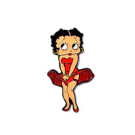 Cool Pins Betty Boop Red Dress Enamel Pendant Lapel Hat Pin Walmart