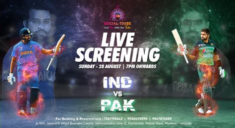 Live Screening India Vs Pakistan