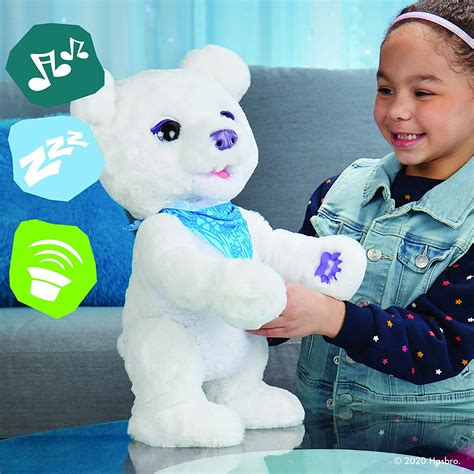 Furreal Polar Bear Cub Interactive Plush Pet T To Gadget