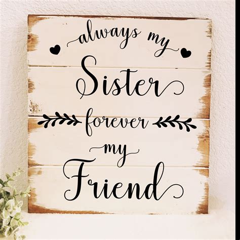 Always My Sister Forever My Friend T For Sister Etsy In 2020 Sisters Forever Christmas