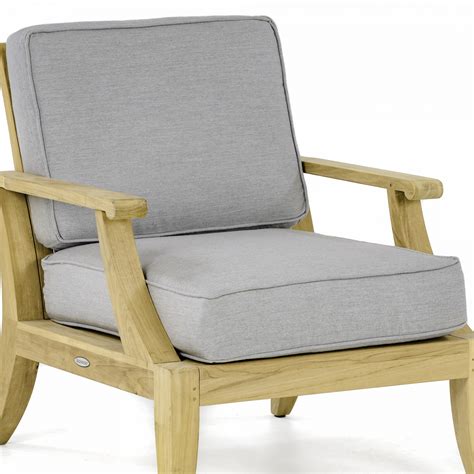 Laguna Lounge Chair Cushion Natte Sooty Westminster Teak