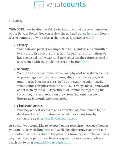 10 Great Examples Of Gdpr Emails — Stripoemail