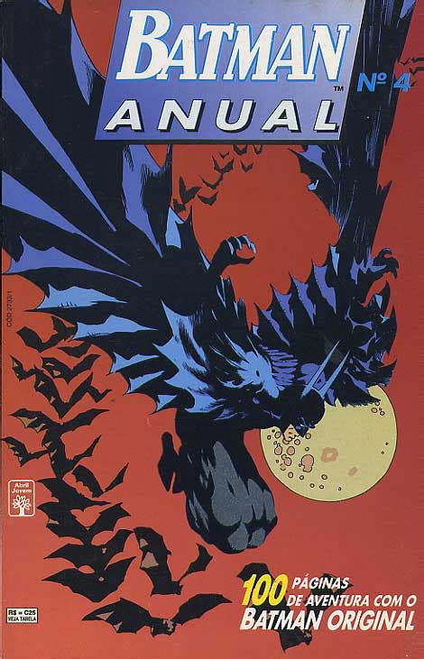 Batman Anual 4 Editora Abril Gibis Quadrinhos Hqs Mangás Rika Comic