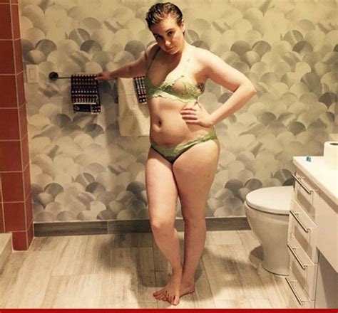 12 Skin Filled Photos Lena Dunham Shared On Social Media