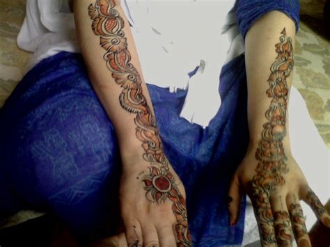 New Designs Of Arabic Arm Henna Mehndi 2013 Fashion