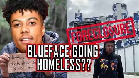 Blueface Going Homeless Camo House Foreclosed By Bank Youtube