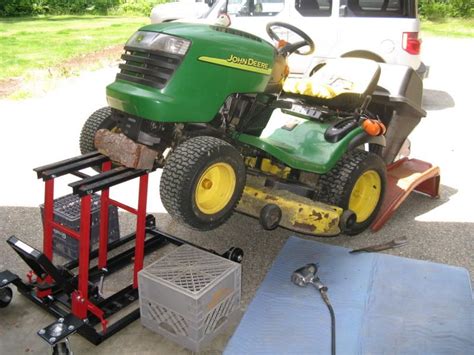 Homemade Riding Lawn Mower Lift Homemade Ftempo