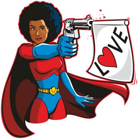 420 Black Woman Gun Stock Illustrations Royalty Free Vector Graphics