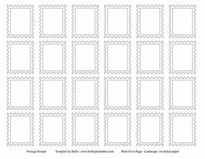 Office Stamp Postage Play Printable Template Dramatic