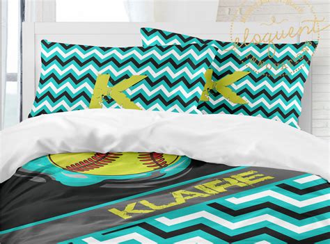 From down to down alternative, this bedding feels incredible. Softball Room Decor, Softball Gifts, Teen Girl Room Decor ...