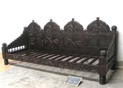 Hand Carved Daybed 30x90 Tara Design