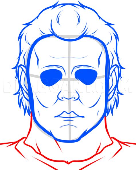 How To Draw Michael Myers Easy Step By Step Drawing Guide By Dawn Artofit