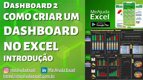 Como criar um Dashboard no Excel Dashboard Introdução Me Ajuda Excel App YouTube