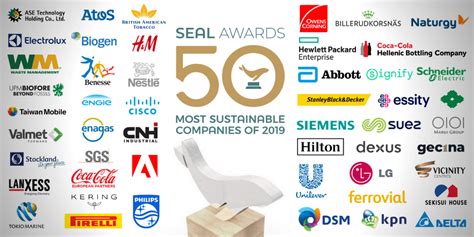 Most Sustainable Companies In The World Honored At Seal Awards
