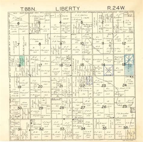 1930 Plat Map Index