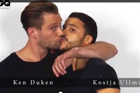 German Male Celebrities Including Athletes Kiss To Fight Homophobia