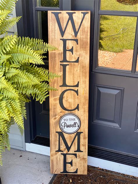 Interchangeable Welcome Porch Sign Welcome Sign For Porches Etsy