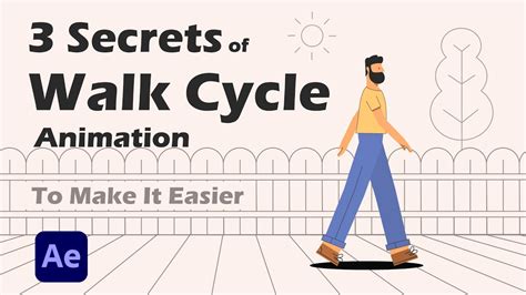 3 Must Know Secrets About Walk Cycle Animation In After Effects Youtube