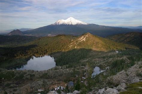 Mount Shasta From The Castle Crags Wilderness Castle Crags Trinity