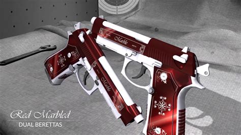 Dual Berettas Red Marbled 01 YouTube