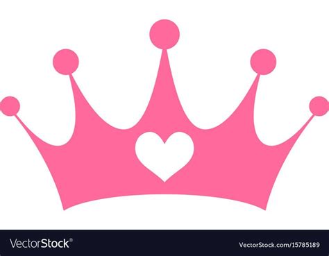 Pink Girly Princess Royalty Crown With Heart Jewels Download A Free