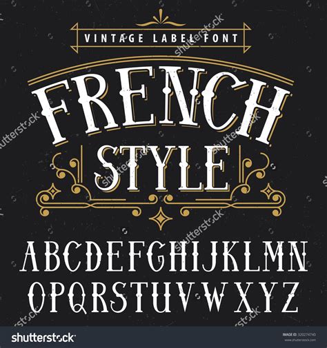 French Vintage Fonts