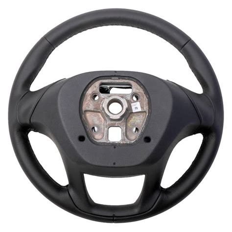 Acdelco® 23290602 4 Spoke Black Leather Wrapped Steering Wheel