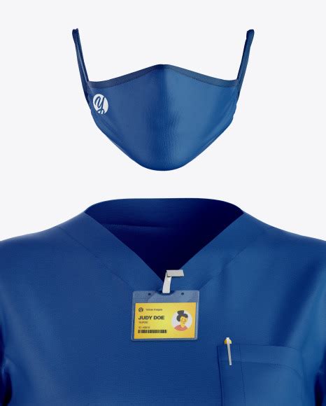 medical uniform mockup  apparel mockups  yellow images object mockups