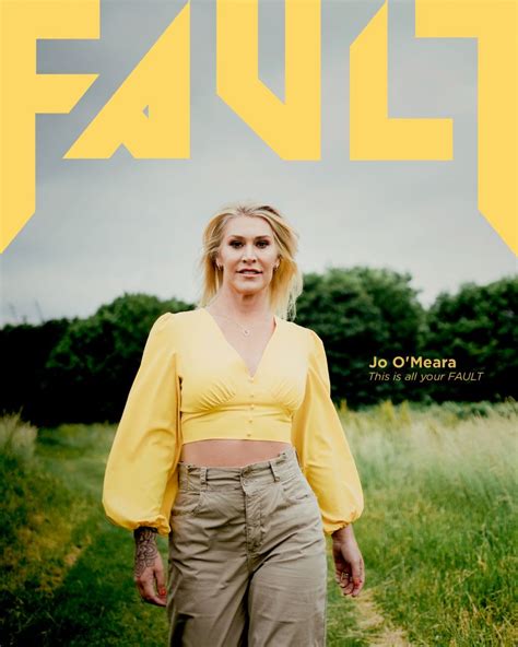 jo o meara fault magazine covershoot and interview fault magazine