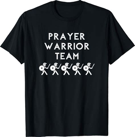 Christian Prayer Warrior Team For Prayer Groups T Shirt