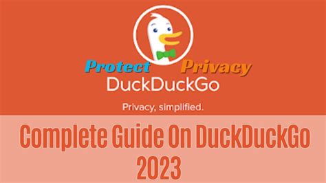 How To Use Duckduckgo Browser Youtube