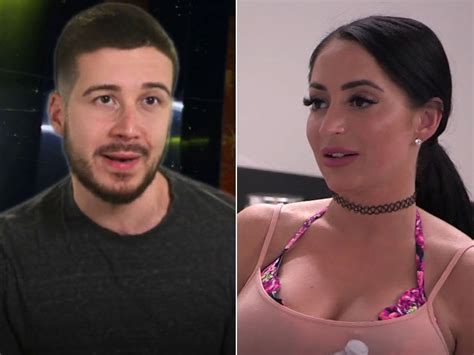 Jersey Shore Sexual Tension Builds Between Vinny And Angelina
