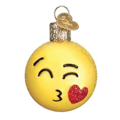 Mini Emoji Ornament Set Christmas Ornaments