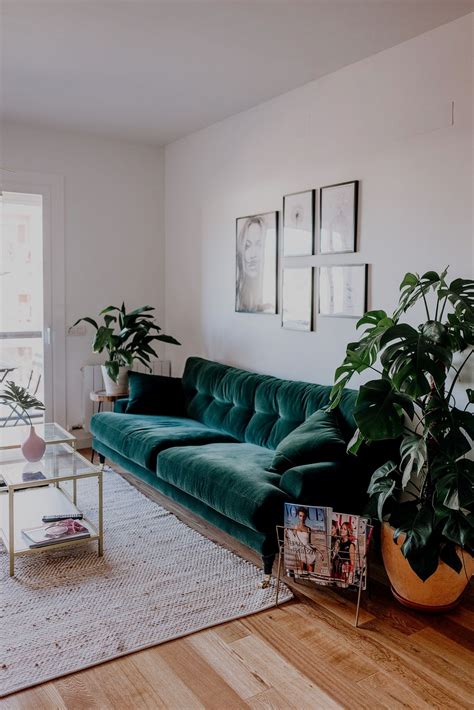 50 Home Decor Ideas In 2020 Living Room Green Sofa Inspiration