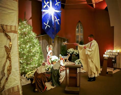 Christmas Eve Midnight Mass 2017 St Clare Of Assisi Ofallon Il