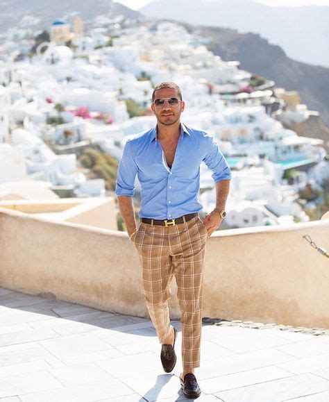 Santorini Greece Holiday Look Menswear Mensfashion Mens Fashion