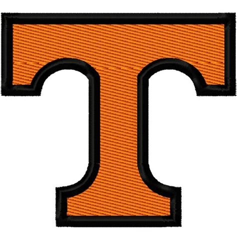 Tennessee T 2 Solid Fill Embroidery Design By Mymitchelldesigns