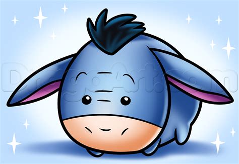 Learn How To Draw Tsum Tsum Eeyore Disney Characters