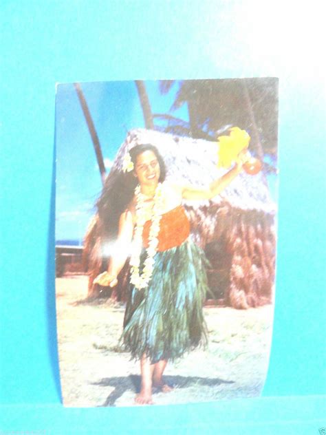 Vintage Hula Dancers Photo Postcard Hawaii 2 • 1299 Photo Postcards Hula Dancers Photo