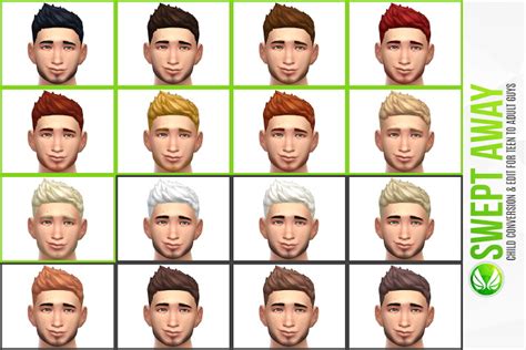 Swept Away Child Hair Conversion At Simsational Designs Sims 4 Updates