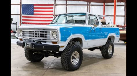 1975 Dodge Ramcharger For Sale Walk Around Video 30k Miles Youtube